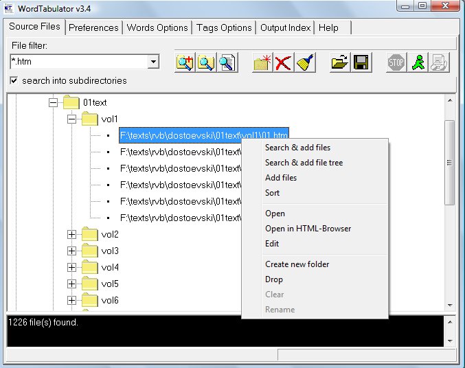 Context menu